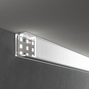 Накладной алюминиевый профиль для LED ленты под ленту до 18,5 мм LL-2-ALP018