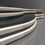 Светодиодный гибкий неон 24 В 10 Вт/м 120 Led/м 2835 IP65, дневной белый 4200K, 5м 24V 10W 120Led 2835 IP65