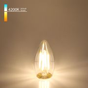 Филаментная светодиодная лампа «Свеча» C35 7W 4200K E27 (C35 прозрачный) BLE2736