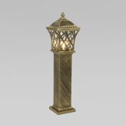 Ландшафтный светильник на столбе Cassiopeya F черное золото IP44 GL 1018F